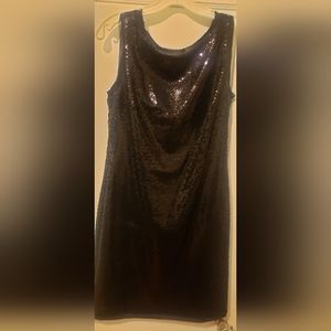 Cynthia Rowley Black Sequin Mini dress size 10